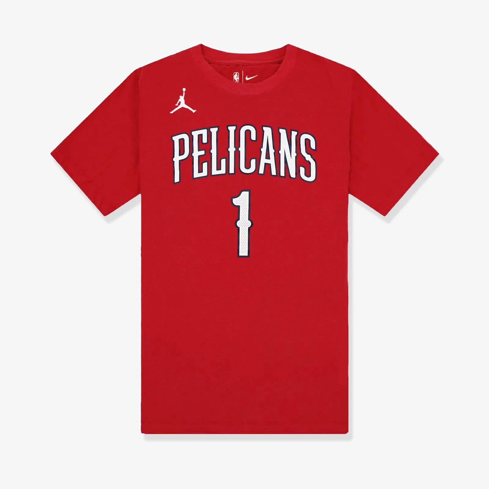 Zion Williamson New Orleans Pelicans Statement Name & Number NBA T-Shirt - Red
