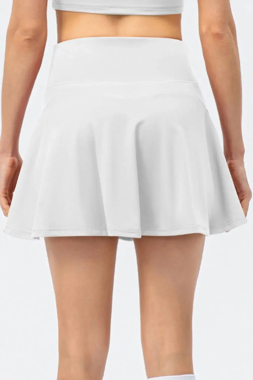 'Zoe' High Waist Wide Waistband Skirt